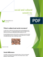Show Social and Cultural Sensitivity - SITXCOM002 - Powerpoint