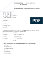 Lab 3 Solution Preparation Name: Rachna Lal ID: 20200450 Pre Lab Exercise