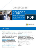 Microsoft Official Course: Server Virtualization With Windows Server Hyper-V and System Center