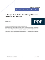 A Practical Clock Control Circuit Design & Example Tessent ATPG Test Case