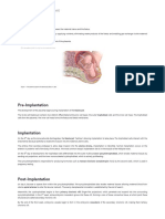Placental Development - Implantation - Transfer - Clinical Relevance