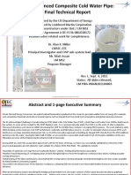 OTEC Advanced Composite Cold Water Pipe: Final Technical Report