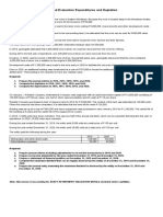 Accounting For Exploration and Evaluation Expenditures and Depletion