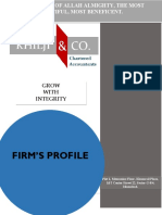 Firm'S Profile: Grow With Integrity