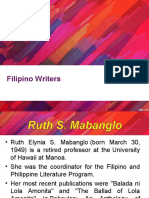 Filipino Writers