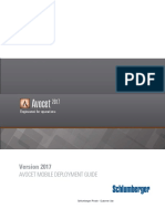 Avocet Mobile Deployment Guide: Schlumberger Private - Customer Use