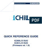 Quick Reference Guide: IC260L/D DUO IC261L/D DUO (Firmware Rel. 1.9)