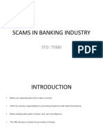 Scams in Banking Industry