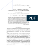 Modelling and Vibration Analysis of Misaligned Rotor-Ball Bearing Systems