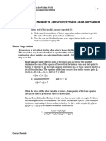 Lesson 8 - Linear Regression and Correlation PDF