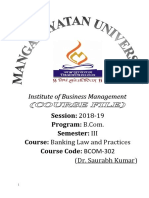 Course File Banking Law-2019