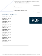 Specifications Piston Pump (Implement)