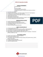 NFPA 407 Inspection Checklist: General Requirements