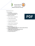 Discussion Proper: Far Eastern University Institute of Nursing NUR1204 Fundamentals of Nursing