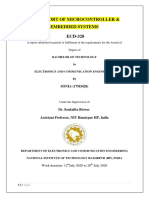 Lab Report of Microcontroller