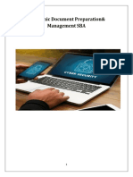 Electronic Document Preparation& Management SBA