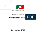 Comment - EEP Procurement Manual - Mgmt-Aa - Revised