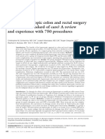 Could Laparoscopic Colon and Rectal Surgery Become The Standard of Care? A Review and Experience With 750 Procedures