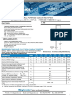 1N4001S THRU 1N4007S: General Purpose Silicon Rectifier