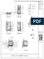 Detail of Common Toilet: Section Elevation C - C' Section Elevation D - D'