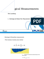 Hydrological Measurements: Wim Luxemburg