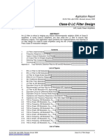 Class-D LC Filter Design: Application Report