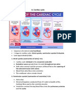 A. Cardiac Cycle: 1. Atrial Systole (Contraction of Atria) - 0.1s