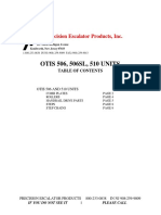 OTIS 506, 506SL, 510 UNITS: Precision Escalator Products, Inc
