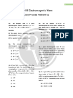 Ch-08 Electromagnetic Wave: Daily Practice Problem 02