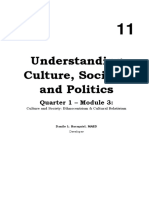 Understanding Culture, Society, and Politics: Quarter 1 - Module 3