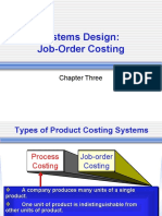 Systems Design: Job-Order Costing: Chapter Three