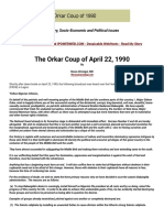 The Orkar Coup of April 22