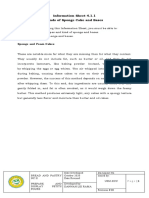 Information Sheet 4.1.1 Kinds of Sponge Cake and Bases: Learning Objectives