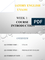 Week 1 - Course Introduction (19.10.20)