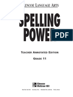 Spelling Power 11th TE PDF