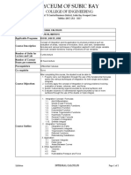 Integral Calculus SYLLABUS