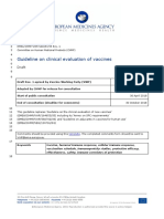 Draft Guideline Clinical Evaluation Vaccines Revision 1 - en PDF