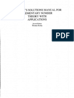 T Koshy Elementary Number Theory With Applications Solutions PDF