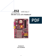 MS-6547 (v2.1) ATX Mainboard