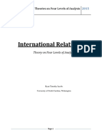 International Relations:: IR Various Theories On Four Levels of Analysis