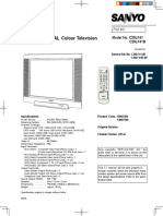 SERVICE MANUAL Colour Television: Model No. C29LF41 C29LF41B