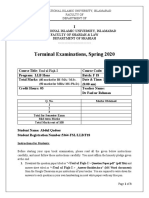 Usul Ul Fiqh - Answer-Booklet