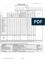 (Project Name) : Inspection Checklist - Stone Finishes