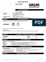 Safety Data Sheet Sodium Nitrate, 1.0 Molar Solution: Section 1 Product Description