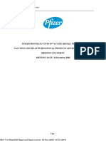 Pfizer-Biontech COVID-19 Vaccine Briefing Document
