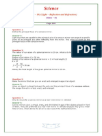 Exercise Solution of Reflection and Refraction