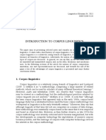 Introduction To Corpus Linguistics PDF