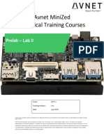 Avnet Minized Technical Training Courses: Prelab - Lab 0