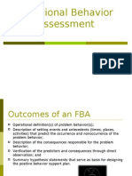 Functional Behavior Assessment