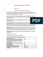 Marking Criteria For Presentation-Clinics in Neurology-2020